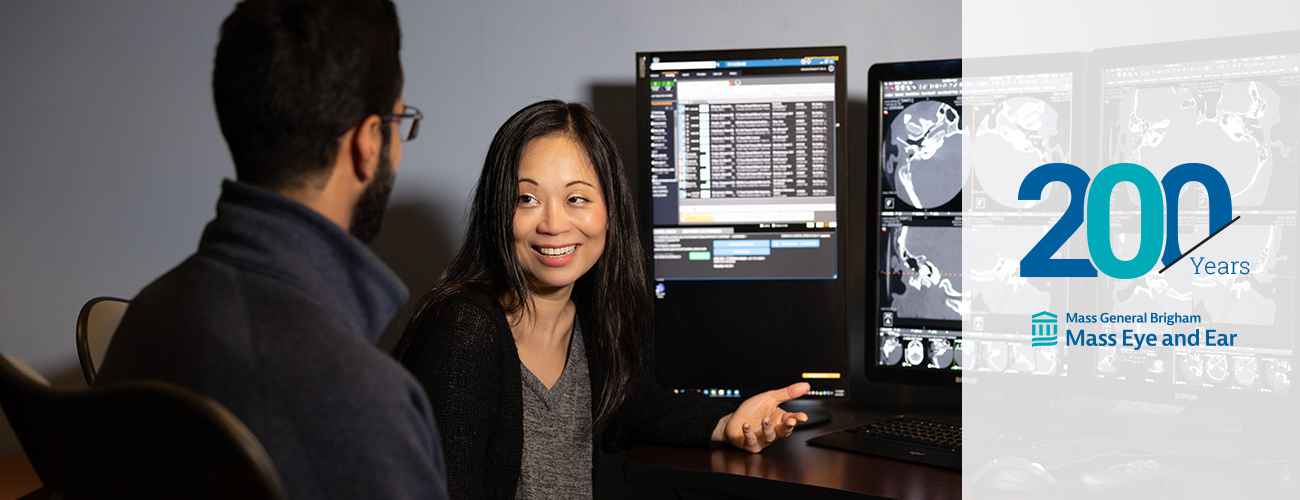 Dr. Amy Juliano with Radiology trainee