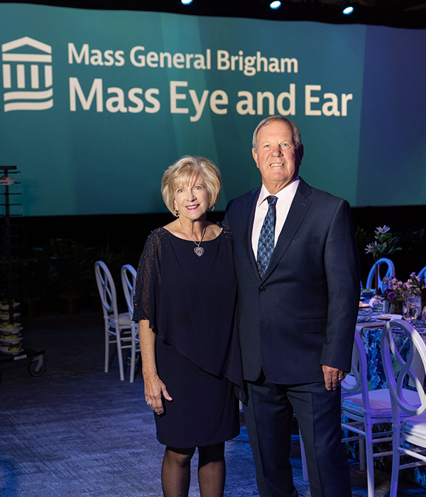 Ben and Ellen Harvey at a Mass Eye and Ear event