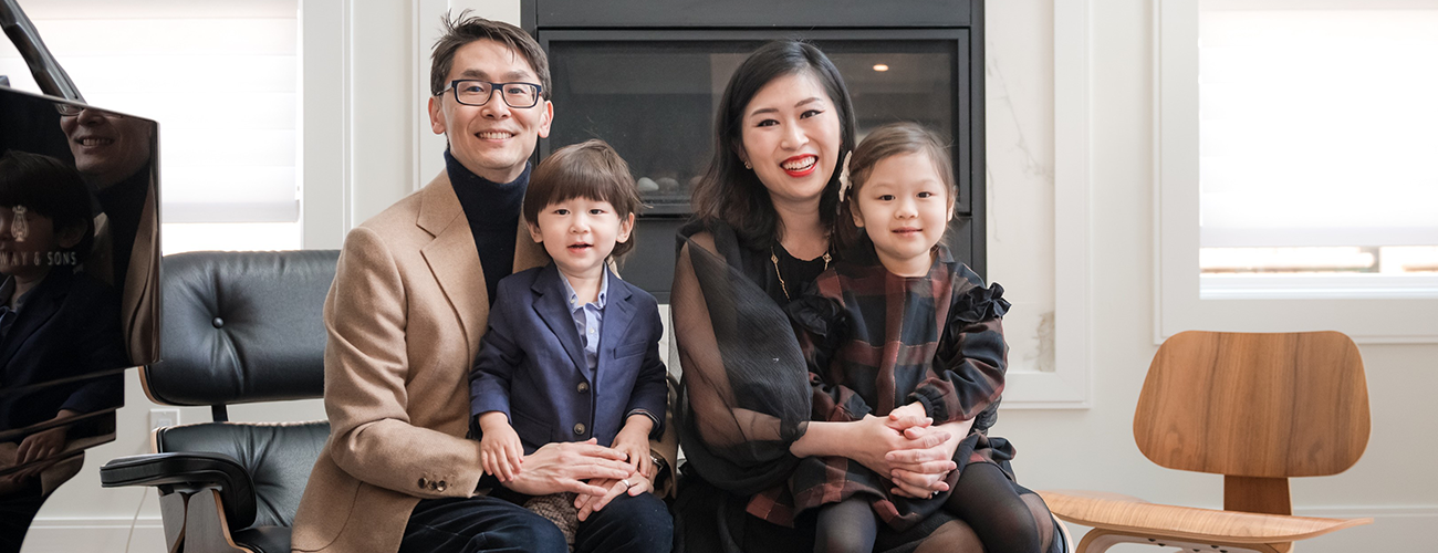 Drs. Leo Kim and Nahyoung Grace Lee with family