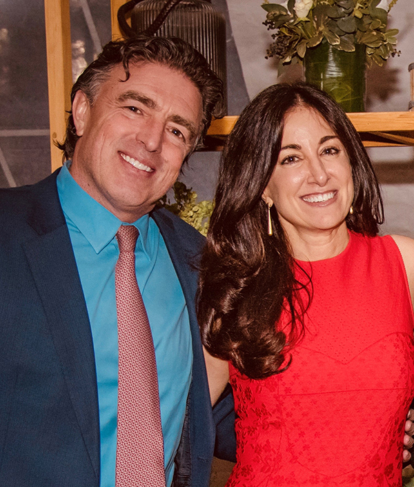 Wyc Grousbeck and Emilia Fazzalari