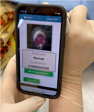 cell phone showing artificial intelligence tool 